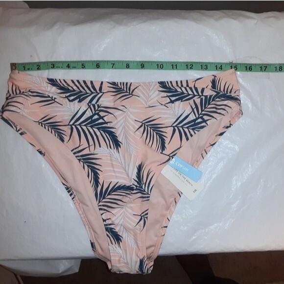 Cupshe XXL Floral Leaf Print High Leg Cheeky Bikini NWT - Picture 7 of 7